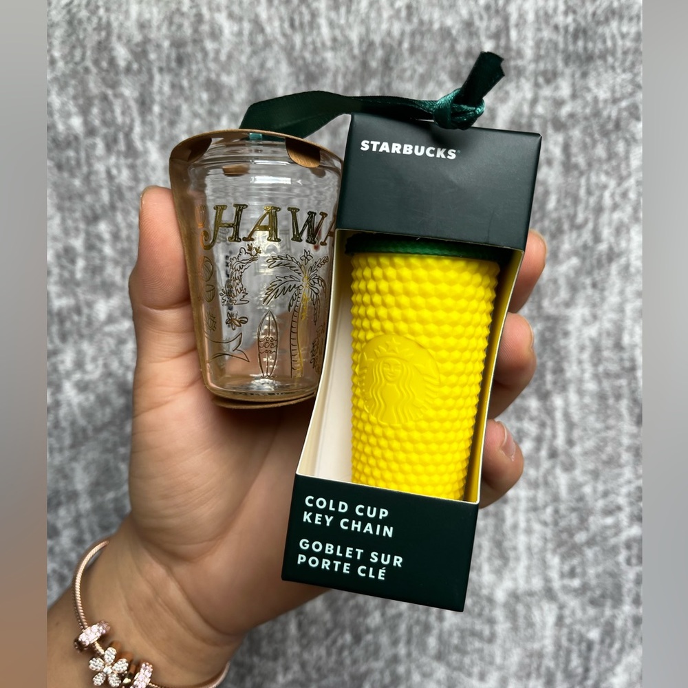 Starbucks ornament Hawaii edition& keychain